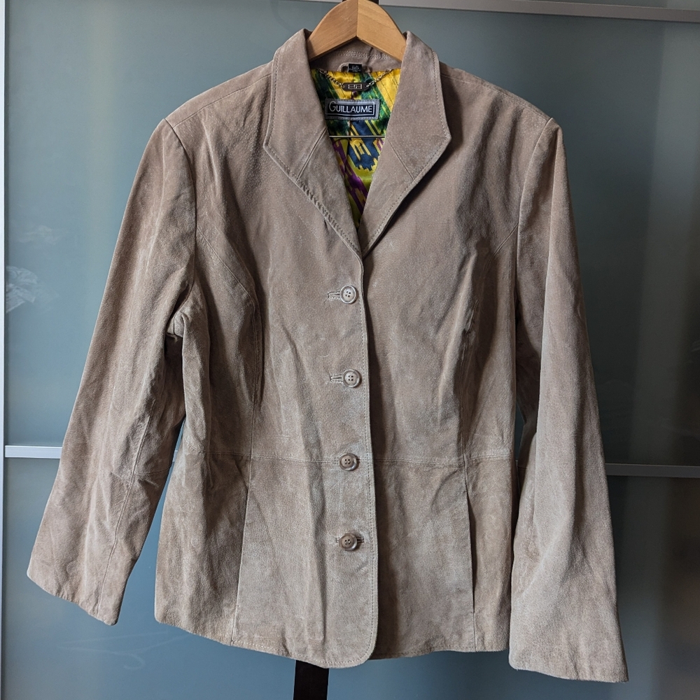 ✴️SALE✴️Preloved Guillaume Suede Jacket Blazer - 1X